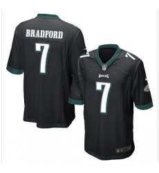 Youth NEW Eagles #7 Sam Bradford Black Alternate Stitched NFL New Elite Jersey