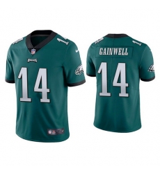 Youth Philadelphia Eagles 14 Kenneth Gainwell Green Vapor Untouchable Limited Stitched Football Jersey 