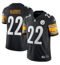 Men Pittsburgh Steelers 22 Najee Harris Black Vapor Untouchable Limited Stitched Jersey