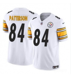 Men Pittsburgh Steelers 84 Cordarrelle Patterson White 2024 F U S E Vapor Untouchable Limited Stitched Jersey