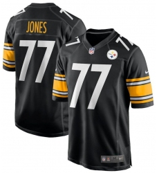 Men Pittsburgh Steelers Broderick Jones #77 F.U.S.E Stitched Limited Nike NFL Jersey