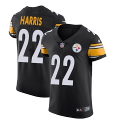 Nike Pittsburgh Steelers 22 Najee Harris Black Team Color Men Stitched NFL Vapor Untouchable Elite Jersey