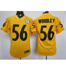 Nike Pittsburgh Steelers 56 Lamarr Woodley yello Limited NFL Jersey