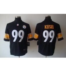 Nike Pittsburgh Steelers 99 Brett Keisel Black Limited NFL Jersey