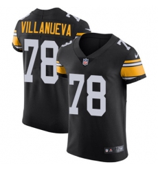 Nike Steelers #78 Alejandro Villanueva Black Alternate Mens Stitched NFL Vapor Untouchable Elite Jersey
