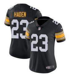 Nike Steelers #23 Joe Haden Black Alternate Womens Stitched NFL Vapor Untouchable Limited Jersey