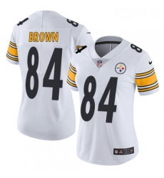 Womens Nike Pittsburgh Steelers 84 Antonio Brown White Vapor Untouchable Limited Player NFL Jersey