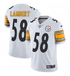 Youth Nike Pittsburgh Steelers 58 Jack Lambert White Vapor Untouchable Limited Player NFL Jersey