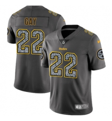 Youth Nike Steelers #22 William Gay Gray Static NFL Vapor Untouchable Game Jersey