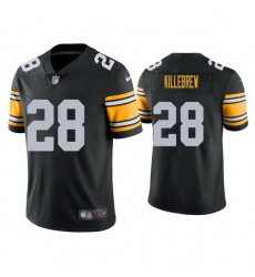 Youth Pittsburgh Steelers Miles Killebrew #28 Black Vapor Limited Stitched Football Jersey