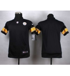 nike youth nfl jerseys pittsburgh steelers blank black[nike]