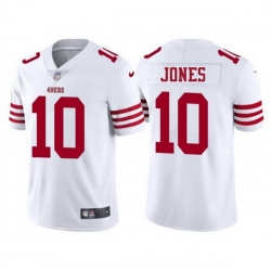 Men San Francisco 49ers 10 Mac Jones White 2025 Vapor Untouchable Limited Stitched Football Jersey