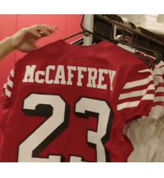 Men San Francisco 49ers Christian McCaffrey Nike Red Vapor Untouchable Limited Stitched Jersey
