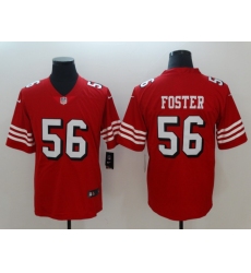 Men's San Francisco 49ers Reuben Foster 56 Red Nike Scarlet Player Limited Jersey