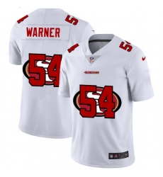 Nike 49ers 54 Fred Warner White Shadow Logo Limited Jersey