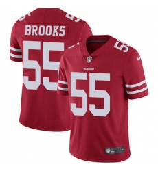 Nike 49ers #55 Ahmad Brooks Red Team Color Mens Stitched NFL Vapor Untouchable Limited Jersey