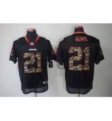 Nike San Francisco 49ers 21 Frank Gore Black ELITE Lights Out Camo Number NFL Jersey