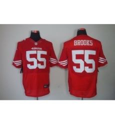 Nike San Francisco 49ers 55 Ahmad Brooks Red Elite NFL Jersey