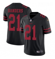 Youth Nike San Francisco 49ers 21 Deion Sanders Black Vapor Untouchable Limited Player NFL Jersey