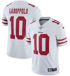 Youth Nike San Francisco 49ers Jimmy Garoppolo 10 White Vapor Untouchable Limited NFL Jersey