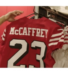 Youth San Francisco 49ers Christian McCaffrey Nike Red Vapor Untouchable Limited Stitched Jersey