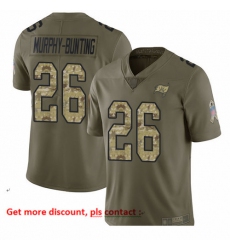 Buccaneers 26 Sean Murphy Bunting Olive Camo Men Stitched Football Limited 2017 Salute To Service Jersey