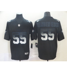 Cowboys 55 Leighton Vander Esch Black Arch Smoke Vapor Untouchable Limited Jersey