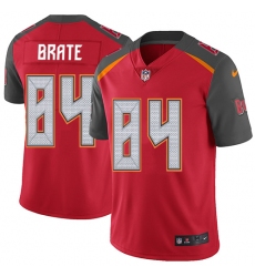 Men Nike Buccaneers #84 Cameron Brate Red Team Color Stitched NFL Vapor Untouchable Limited Jersey