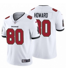 Men Nike Tampa Bay Buccaneers 80 O J Howard White Vapor Limited Football Jersey