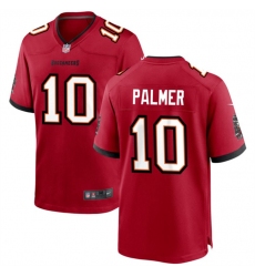 Men Tampa Bay Buccaneers 10 Trey Palmer Red Stitched Game Jersey
