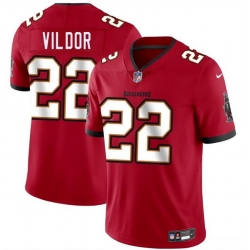 Men Tampa Bay Buccaneers 22 Kindle Vildor Red Vapor Limited Stitched Jersey