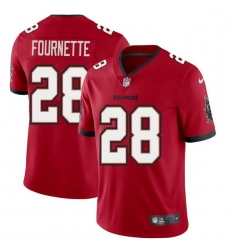 Men Tampa Bay Buccaneers 28 Leonard Fournette Men Nike Red Vapor Limited Jersey