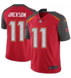 Mens Nike Tampa Bay Buccaneers 11 DeSean Jackson Red Team Color Vapor Untouchable Limited Player NFL Jersey