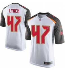 Mens Nike Tampa Bay Buccaneers 47 John Lynch Game White NFL Jersey