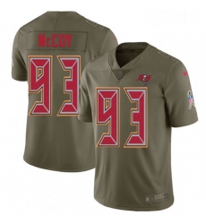 Mens Nike Tampa Bay Buccaneers 93 Gerald McCoy Limited Olive 2017 Salute to Service NFL Jersey