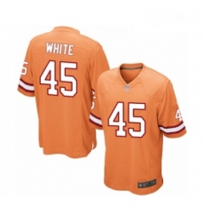 Mens Tampa Bay Buccaneers 45 Devin White Limited Orange Glaze Alternate Football Jersey