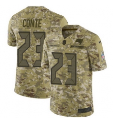 Nike Buccaneers #23 Chris Conte Camo Mens Stitched NFL Limited 2018 Salute To Service Jersey