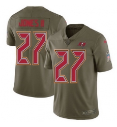 Nike Buccaneers #27 Ronald Jones II Olive Mens Stitched NFL Limited 2017 Salute To Service Jersey