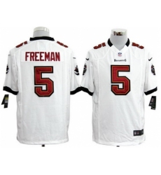 Nike Tampa Bay Buccaneers 5 Josh Freeman White Game NFL Jersey