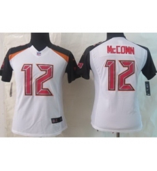 Women Nike Tampa Bay Buccaneers 12 Josh McCown White Limited NFL Jerseys