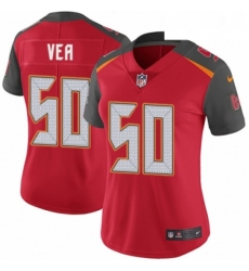 Womens Nike Tampa Bay Buccaneers 50 Vita Vea Red Team Color Vapor Untouchable Elite Player NFL Jersey