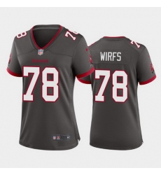 women tristan wirfs tampa bay buccaneers pewter alternate game jersey 2020 