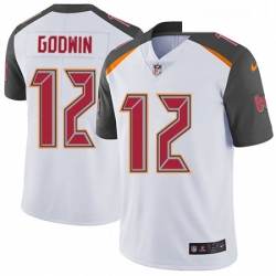 Youth Nike Tampa Bay Buccaneers 12 Chris Godwin Elite White NFL Jersey