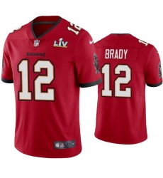 Men GOAT Tom Brady Super Bowl LV Red Vapor Limited Jersey