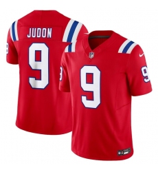 Men New England Patriots 9 Matthew Judon Red 2023 F U S E  Vapor Limited Stitched Football Jersey