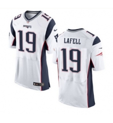 Nike New England Patriots #19 Brandon LaFell White Men 27s Stitched NFL New Elite Jersey