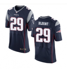 Nike New England Patriots #29 LeGarrette Blount Navy Blue Team Color Men 27s Stitched NFL New Elite Jersey