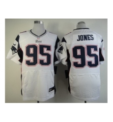 Nike New England Patriots 95 Chandler Jones White Elite NFL Jersey