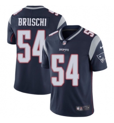 Nike Patriots #54 Tedy Bruschi Navy Blue Team Color Mens Stitched NFL Vapor Untouchable Limited Jersey