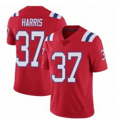 Women New England Patriots Damien Harris #37 Red Vapor Limited Jersey